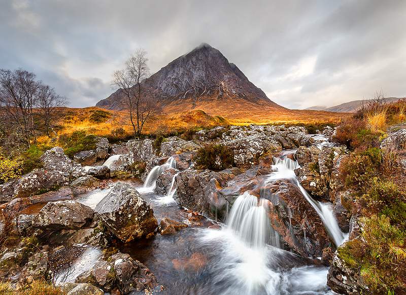 No 5 - The Waterfall with Buachaille Etive Mor.jpg - Advanced 2019 Exhibition